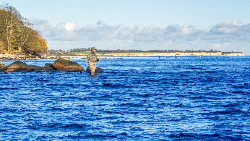 Fiskeplads på Stevns pontoon stevns sten erik leth